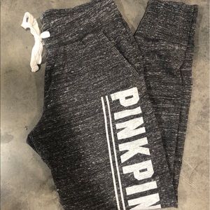 PINK heather grey joggers ✨ SO comfy!